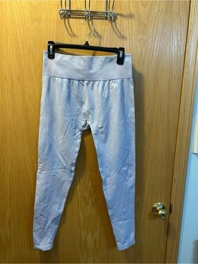 Gymshark waist is 14High-Waist Lavender/pink Leggings